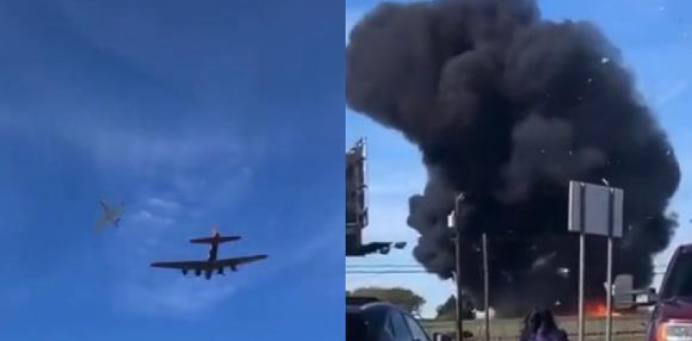 Tr Gico Accidente De Aviones Militares En Dallas Carburando