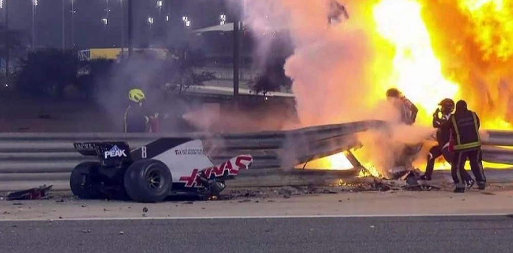 F1 Impactante recuerdo A 3 años del accidente de Grosjean Cómo lo