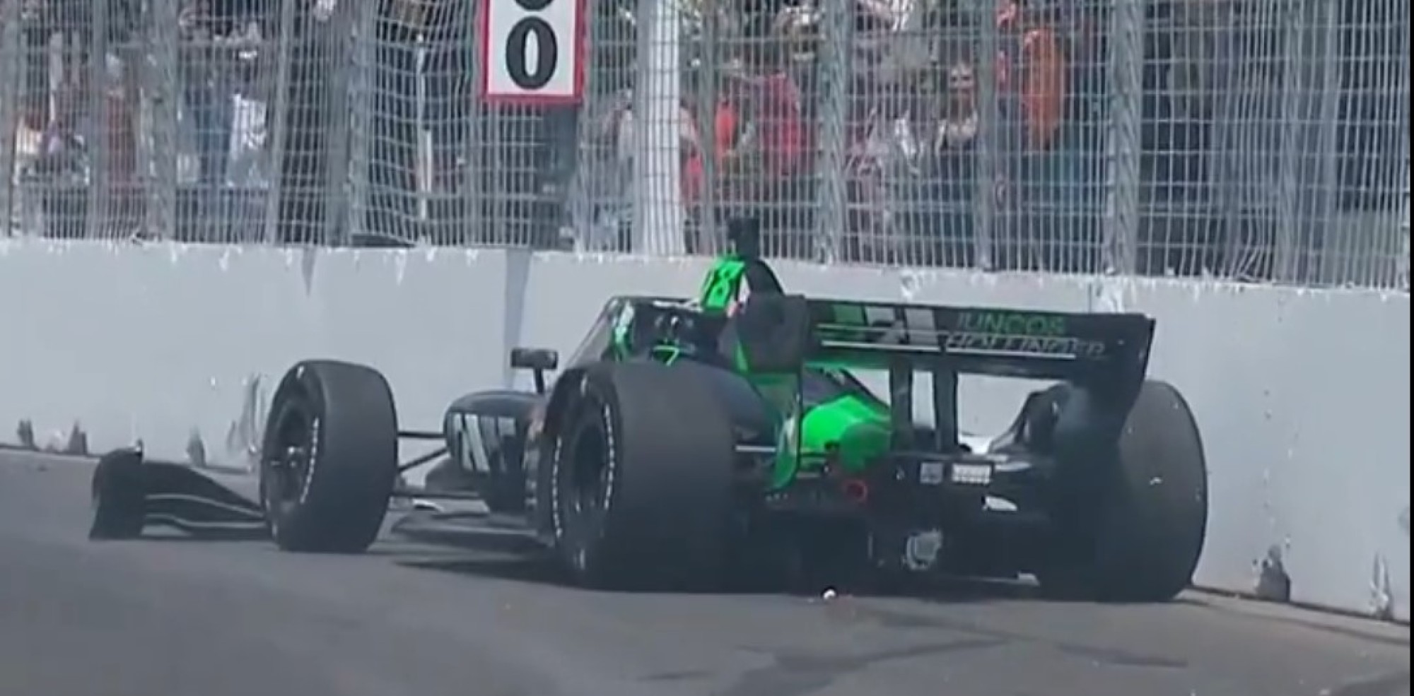 Indycar Canapino Se Accident Y Se Qued Sin Chances De Seguir Dando