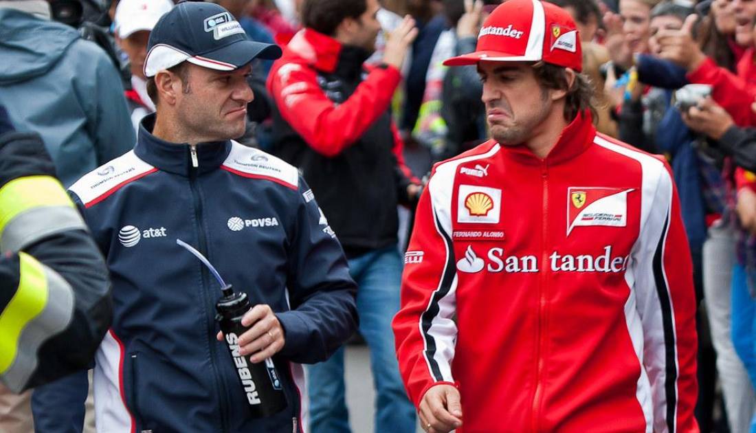 Barrichello: "Hoy Hamilton es mejor que Alonso"