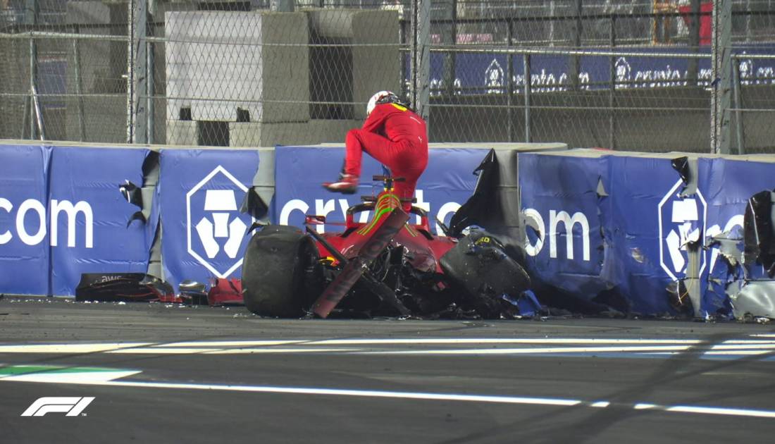 Fuerte golpe de Leclerc en Jeddah