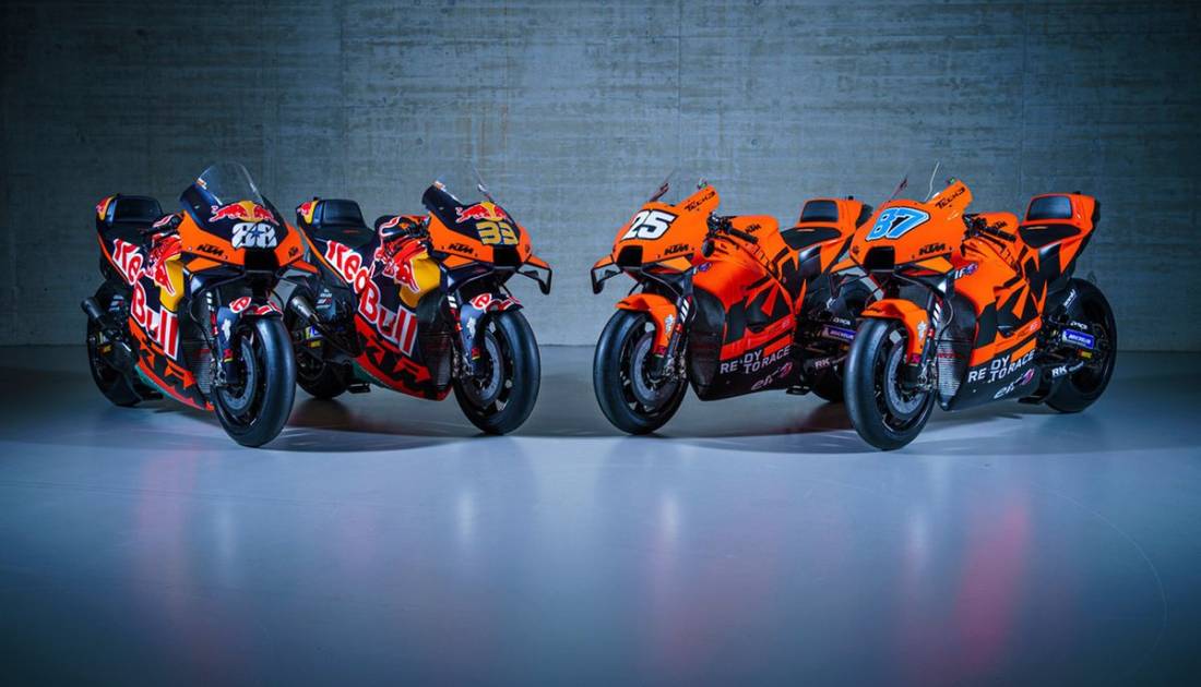 KTM presentó sus motos 2022