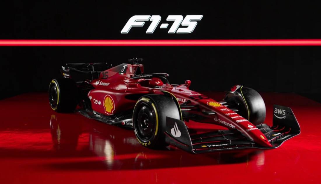 Ferrari presentó el F1-75