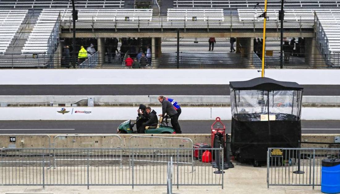 Indy 500: suspendida la jornada por lluvia