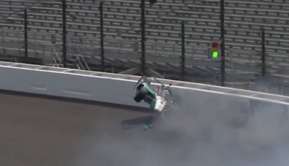 Impactante accidente en la Indy 500