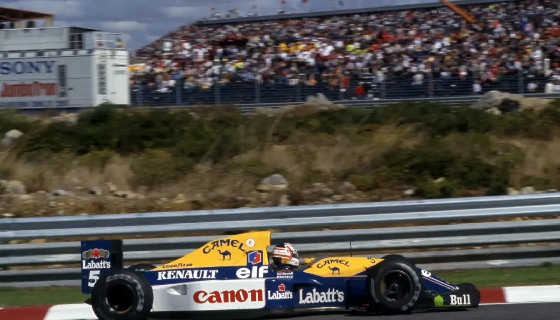 Nigel Mansell volvió a manejar el Williams