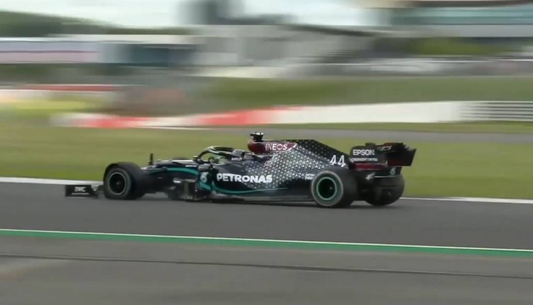 Video: Hamilton y el día que ganó en tres ruedas en Silverstone
