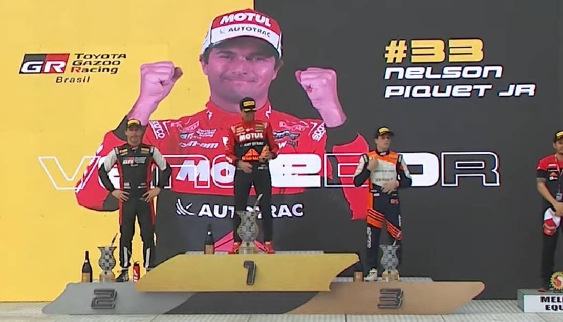 Matías Rossi subió al podio en Velopark