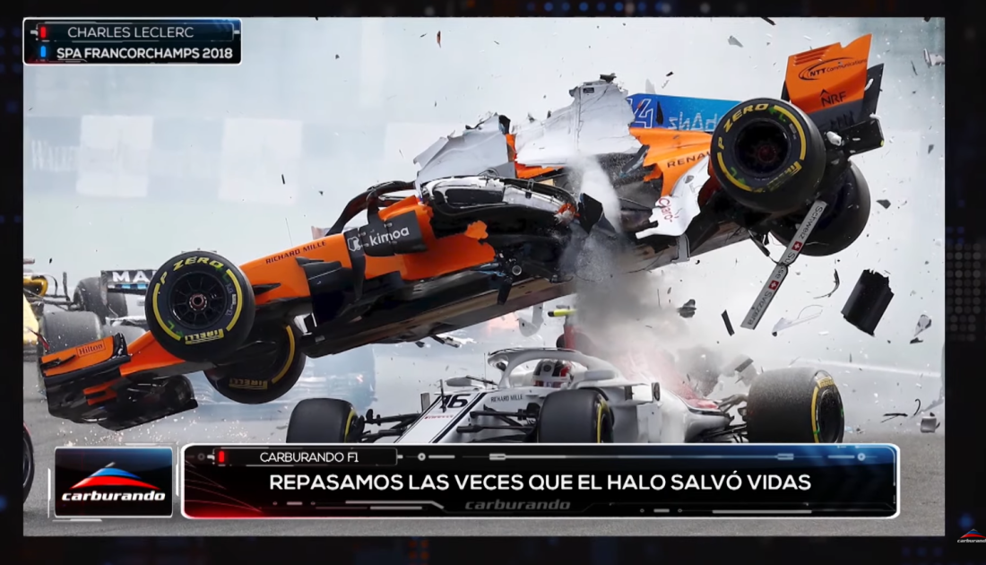 F1: las últimas veces que el halo salvó vidas