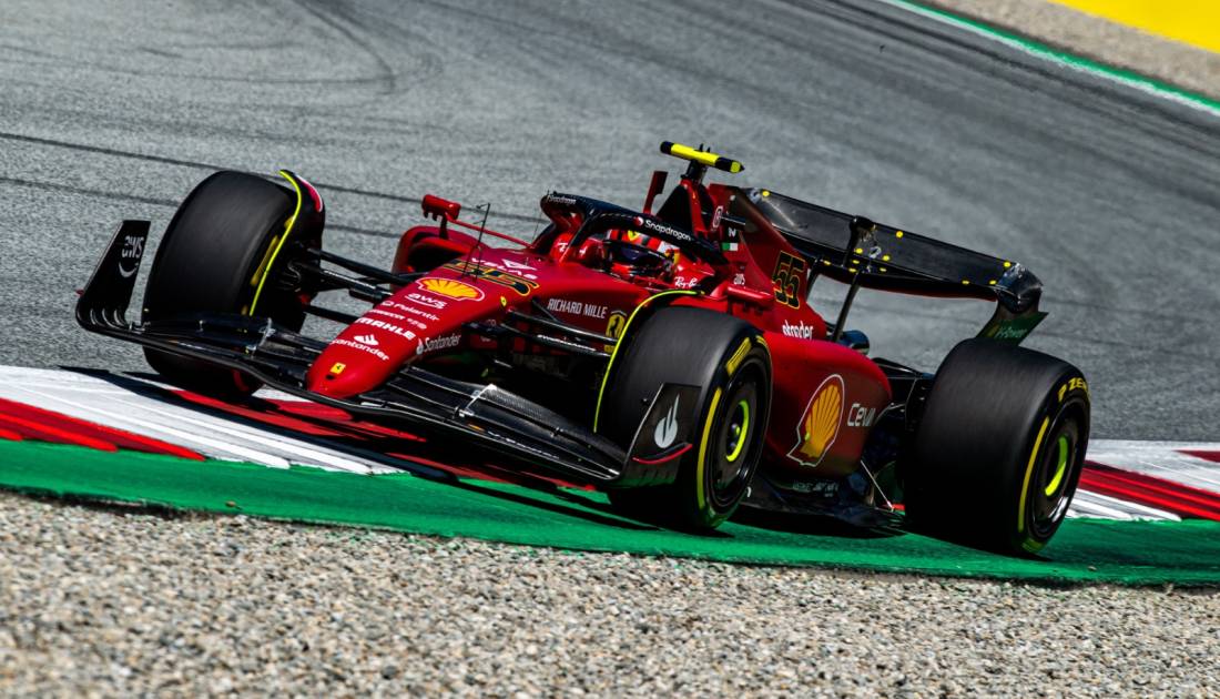 Ferrari, de la mano de Sainz, en la previa del Sprint de la F1