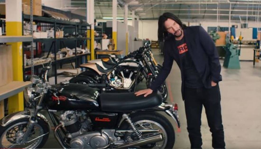 Keanu Reeves y su propia marca de motos