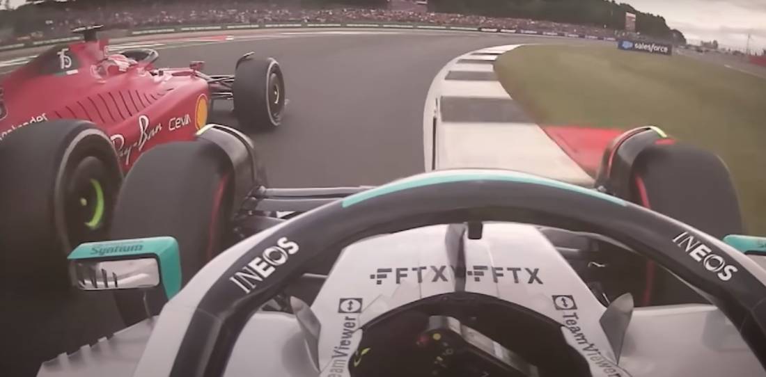 VIDEO: Hamilton explicó a Leclerc la maniobra en Silverstone