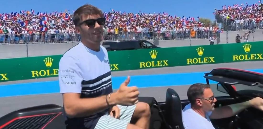 VIDEO: Gasly tuvo un gran gesto antes del GP de Francia