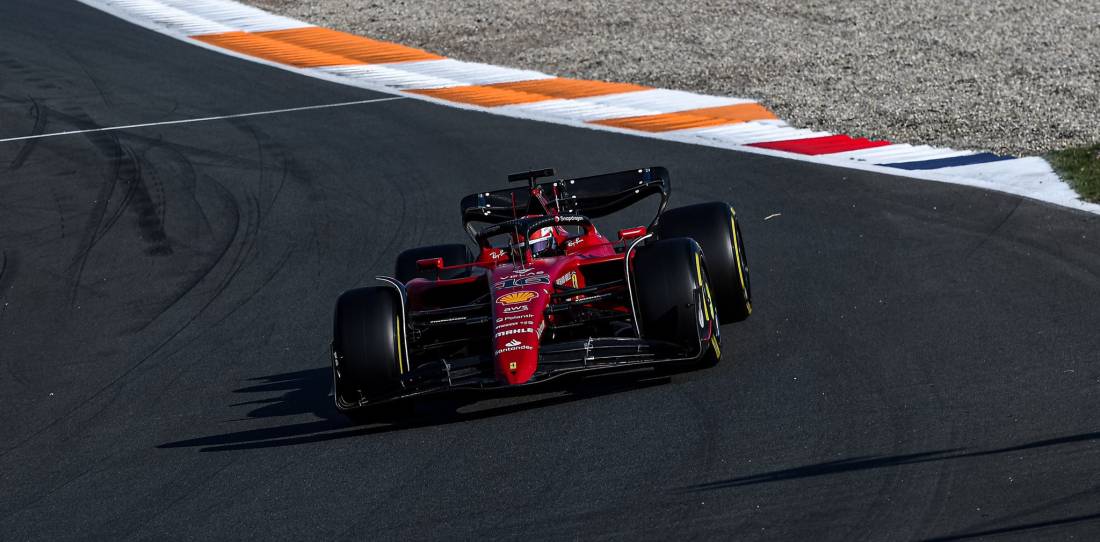 F1: Leclerc adelante y "1-2" de Ferrari en las prácticas para el Gran Premio de Países Bajos
