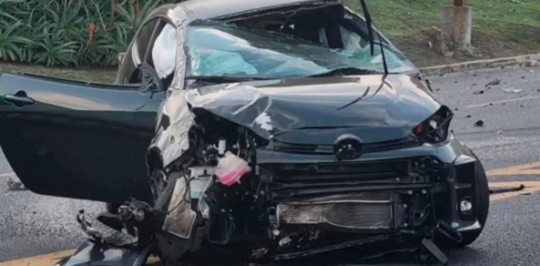 VIDEO: mirá cómo destruyó un Toyota Yaris GR en Mar del Plata