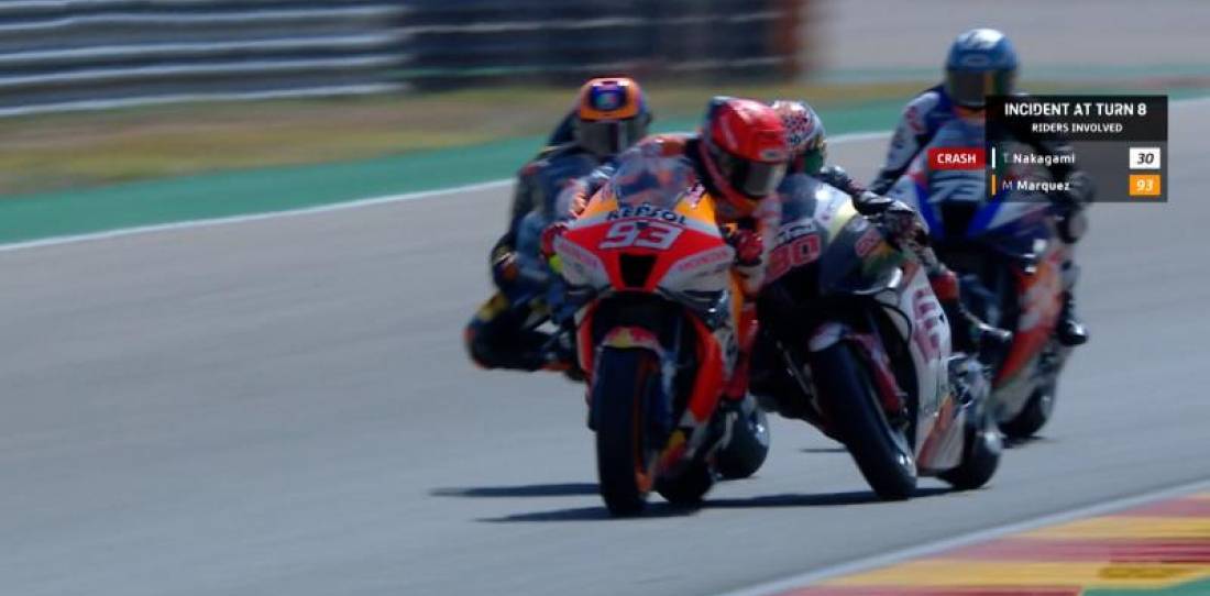 MotoGP: Marc Márquez explicó los accidentes de Aragón