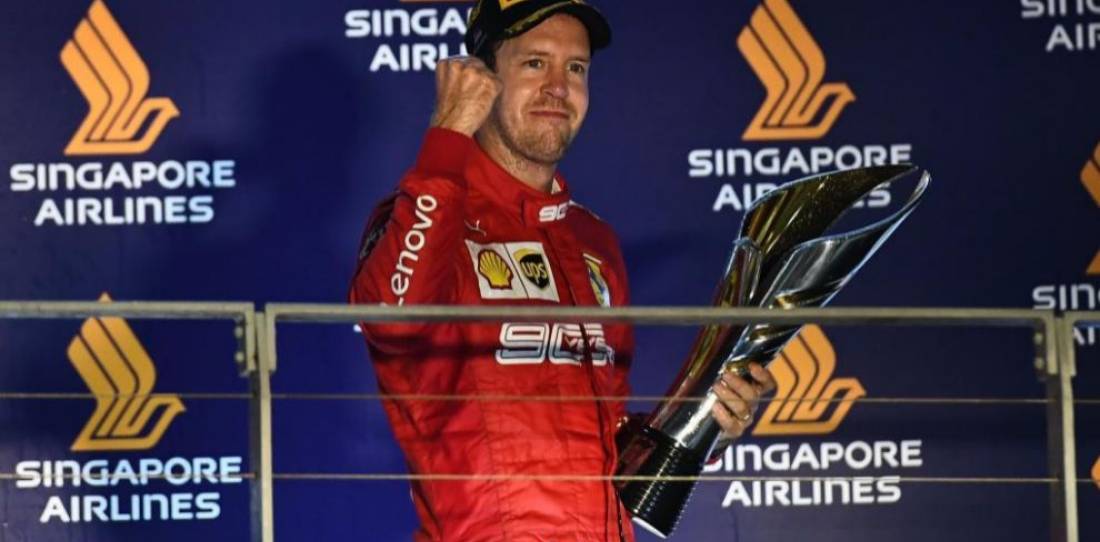 VIDEO: GP de Singapur 2019, la última victoria de Vettel en la F1