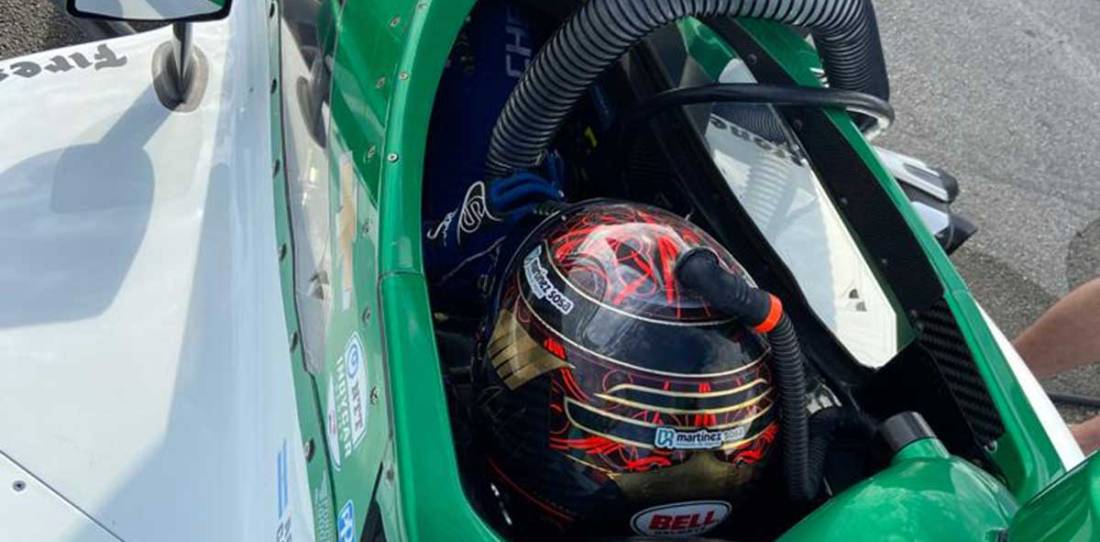 VIDEO: Agustín Canapino ya gira con el IndyCar del Juncos Racing en Sebring