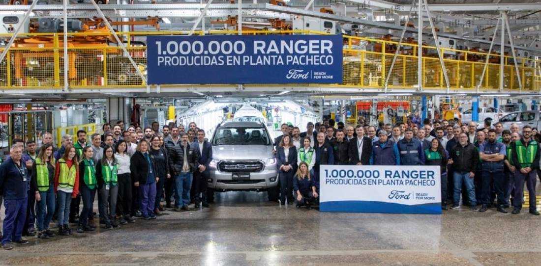 Ford alcanza la producción 1.000.000 de Ranger en Argentina