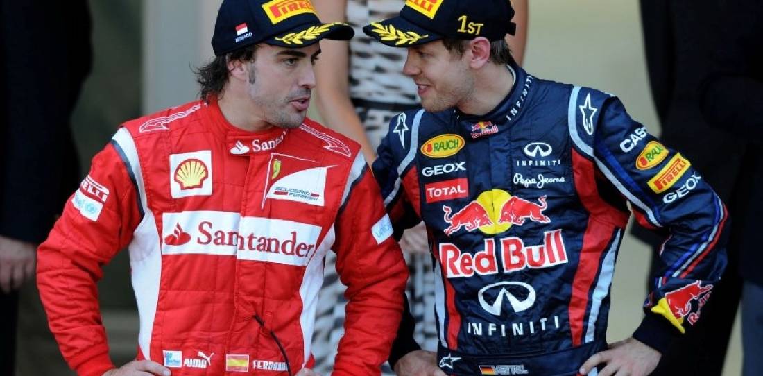 F1: el casco que utilizará Alonso en homenaje a Vettel en el GP de Abu Dhabi