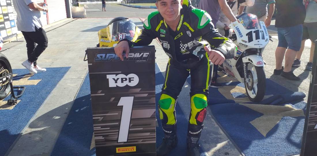 Superbike Argentino: Valentín Valor ganó la séptima fecha y descontó en el campeonato de Junior Cup