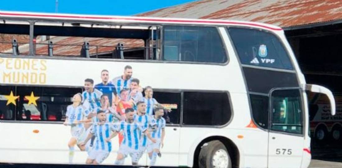 ¿cómo Será El Micro De La Selección Argentina Que Encaminará La Caravana Hacia El Obeliscoemk 1830