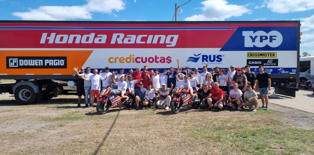 Superbike Argentino: Honda YPF Superbike realizó una prueba de jóvenes talentos