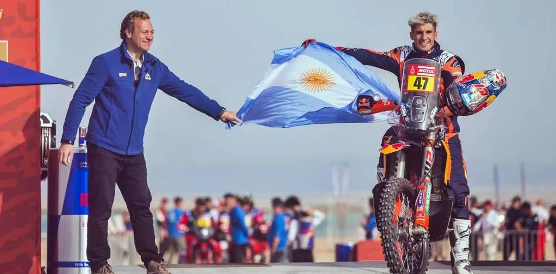 ¡Campeón argentino en el Dakar 2023! Kevin Benavides se quedó con el título en Motos