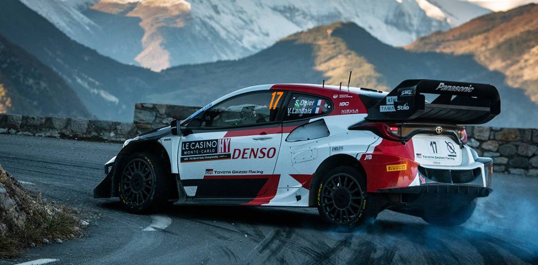 Sébastien Ogier lidera a pie firme en el Rally de Montecarlo