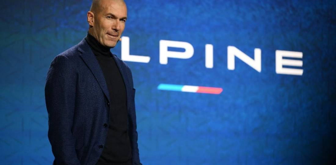 Fórmula 1: Zinedine Zidane, embajador de Alpine