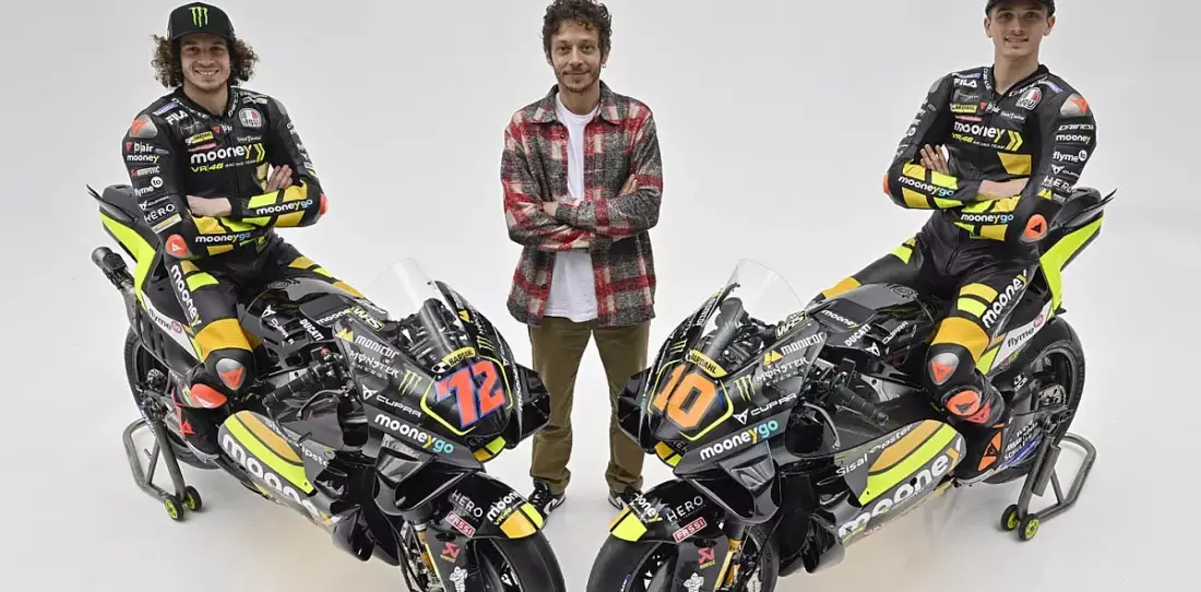 Valentino Rossi presentó su equipo de MotoGP para el 2023