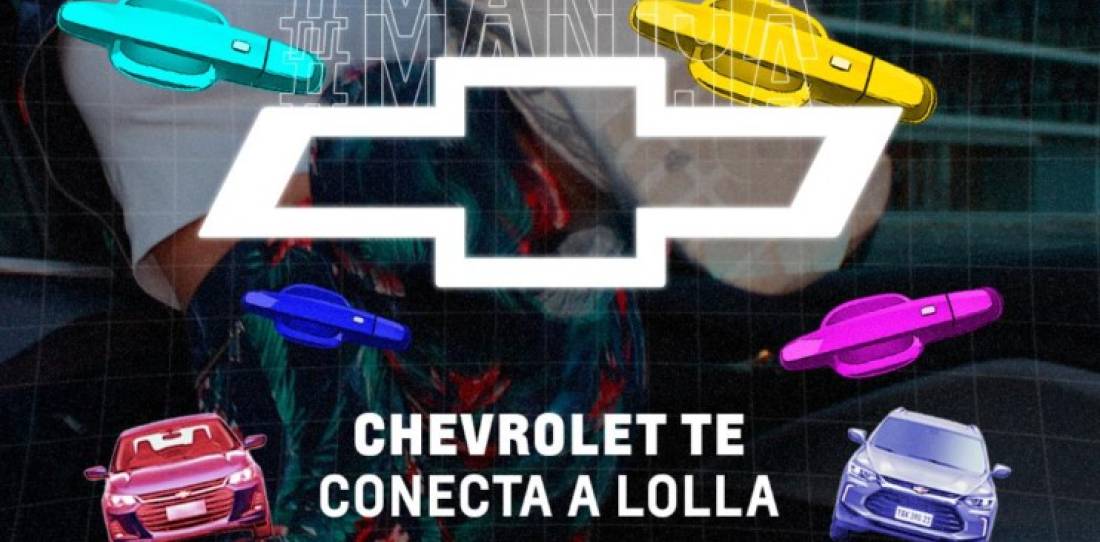 Chevrolet, en Lollapalooza, con Onix y Tracker