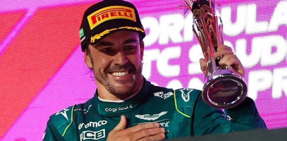 F1: el gracioso tweet de Alonso a Rusell por tercer puesto en Arabia Saudita