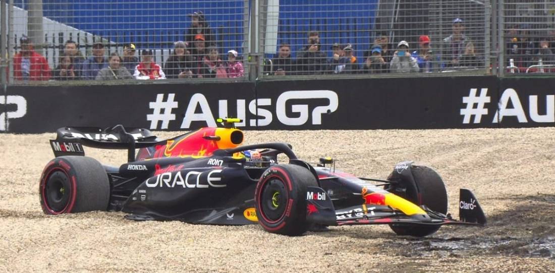F1: Checo Pérez largará último en GP de Australia tras una bandera roja en la Q1