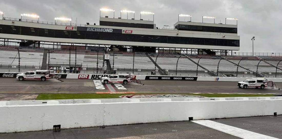 NASCAR: la lluvía frustró la clasificación en Richmond