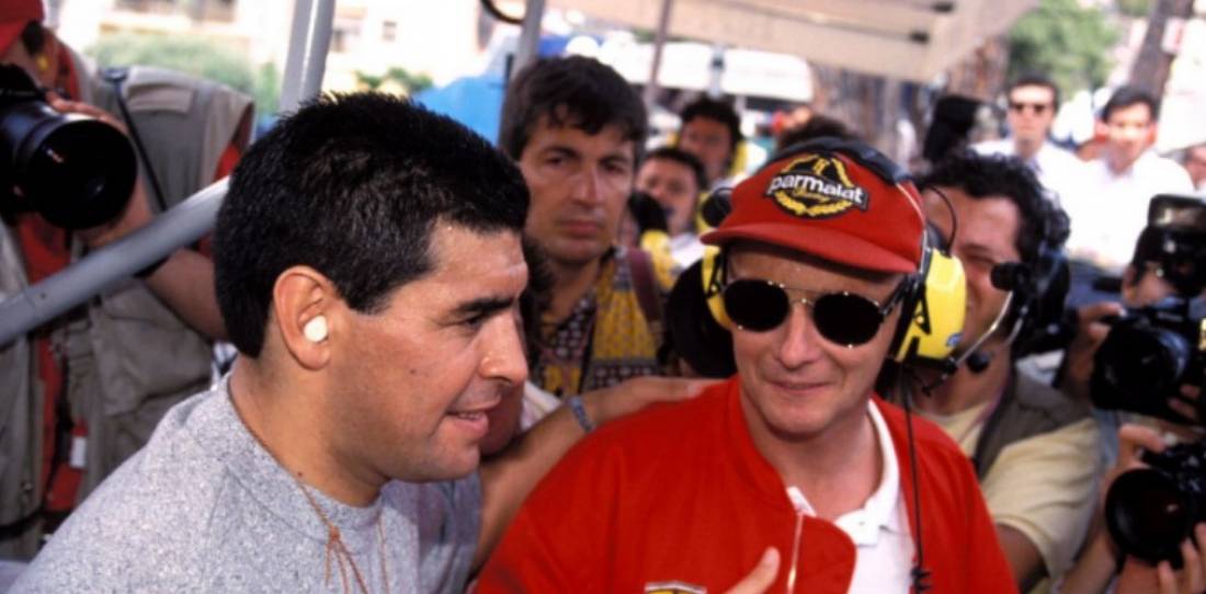 El día que Maradona visitó el Gran Premio de Mónaco y revolucionó la F1