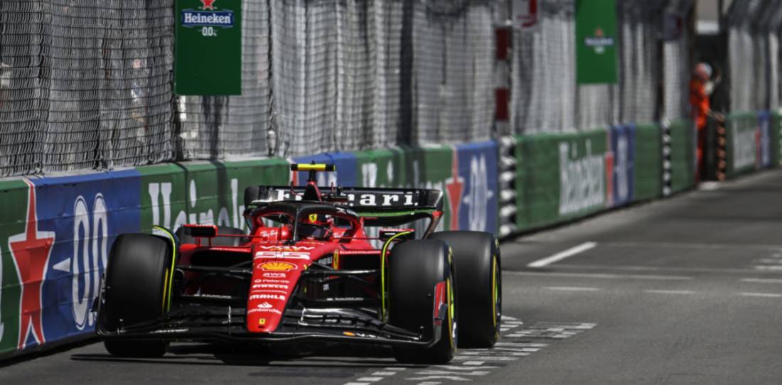 F1: Carlos Sainz lideró la primera práctica en Mónaco