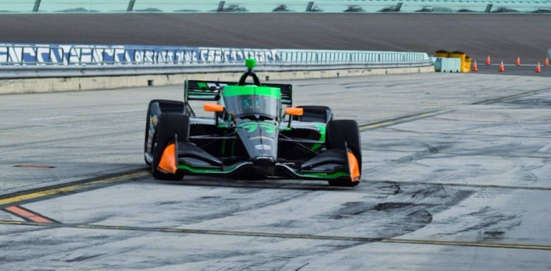 IndyCar: ¿Cómo le fue a Canapino en su primera salida a pista en Homestead?