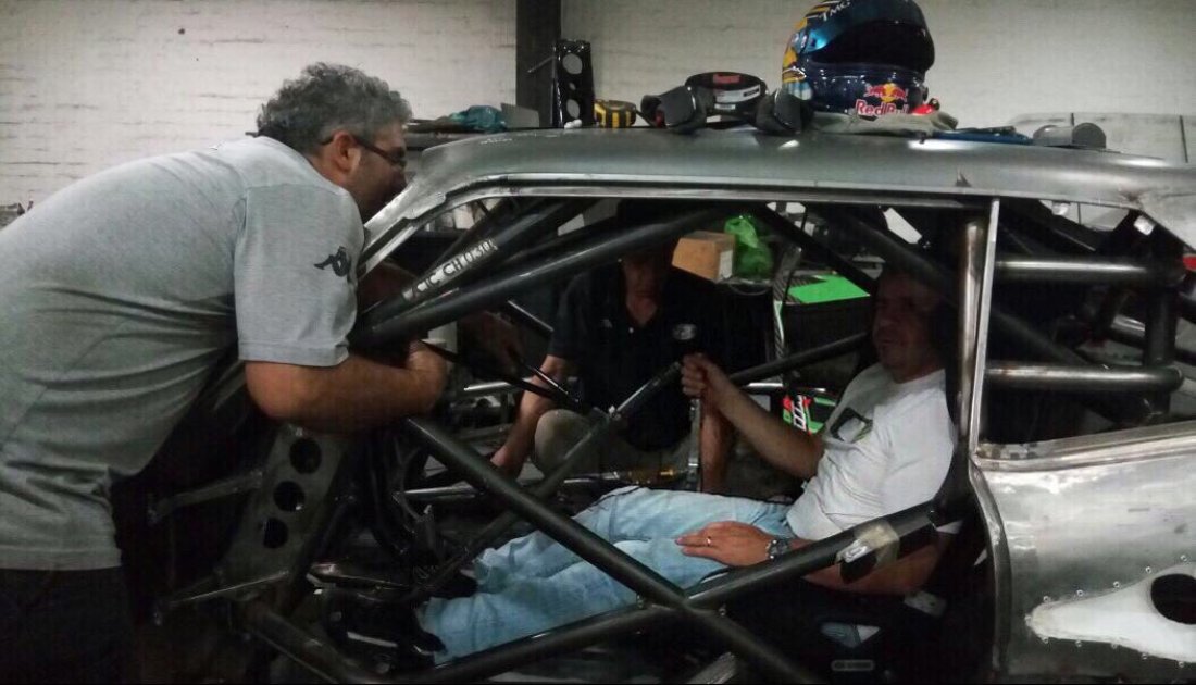 Fontana probó la butaca de su Chevy
