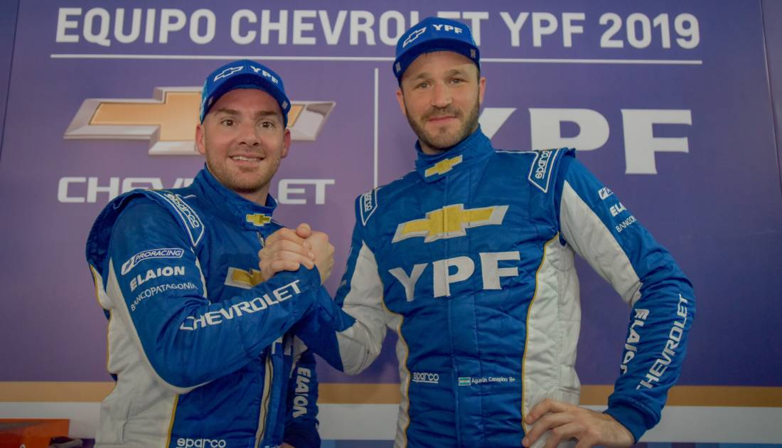 Canapino y Llaver continuarán un año más en Chevrolet