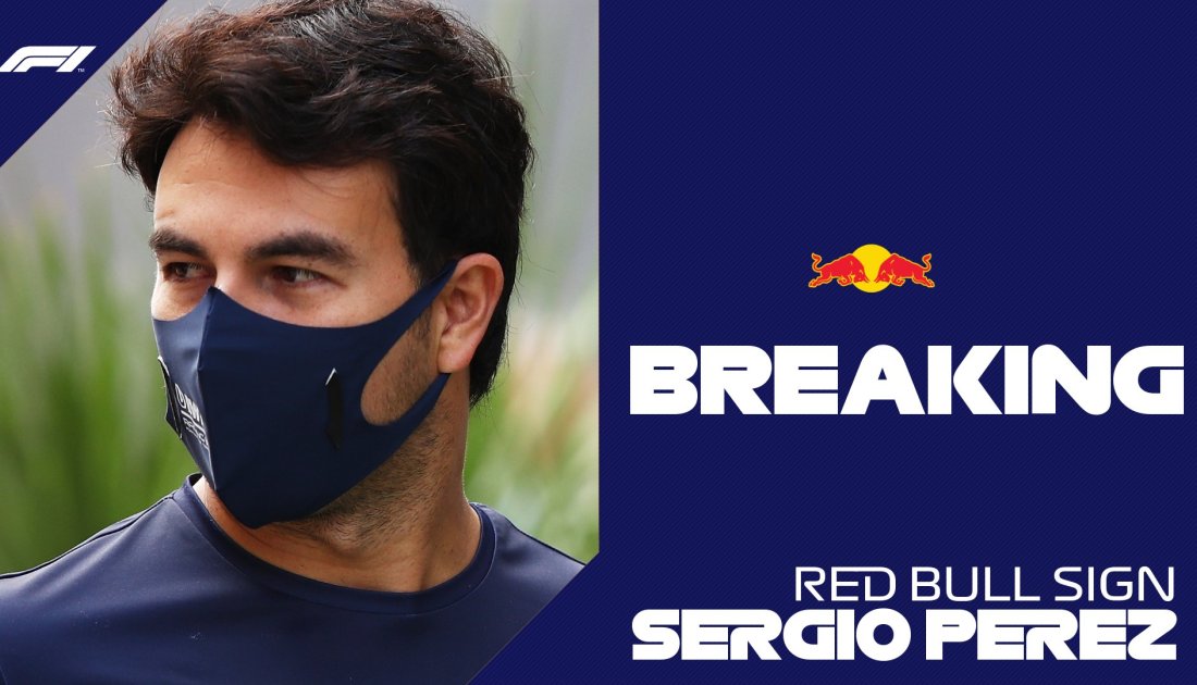 Sergio “Checo“ Perez confirmado en Red Bull 2021