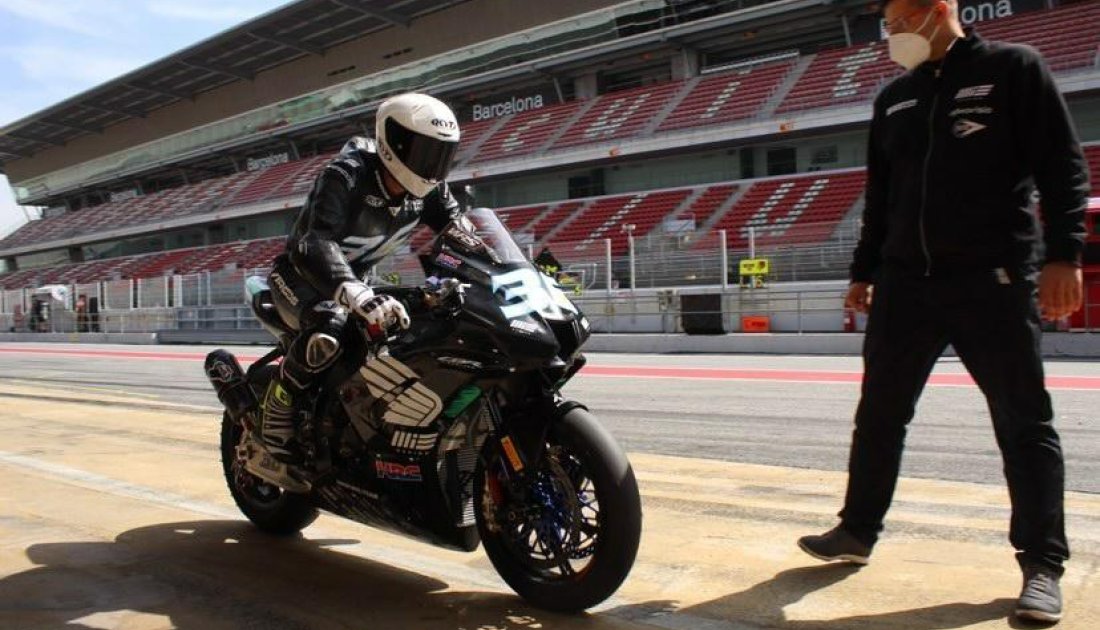 Tati Mercado tuvo su primer contacto con la Honda del MIE Racing
