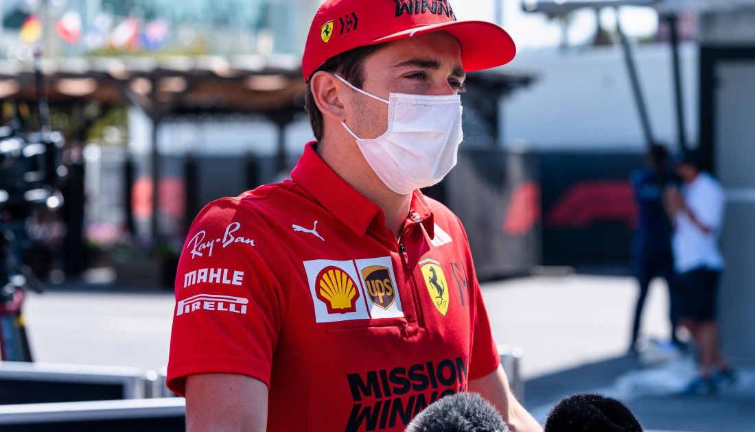 Leclerc tras la pole: “Fue una vuelta de m… y cometí errores”