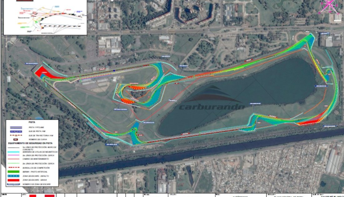 El diseño del Autódromo de Buenos Aires que evaluó Charlie Whiting