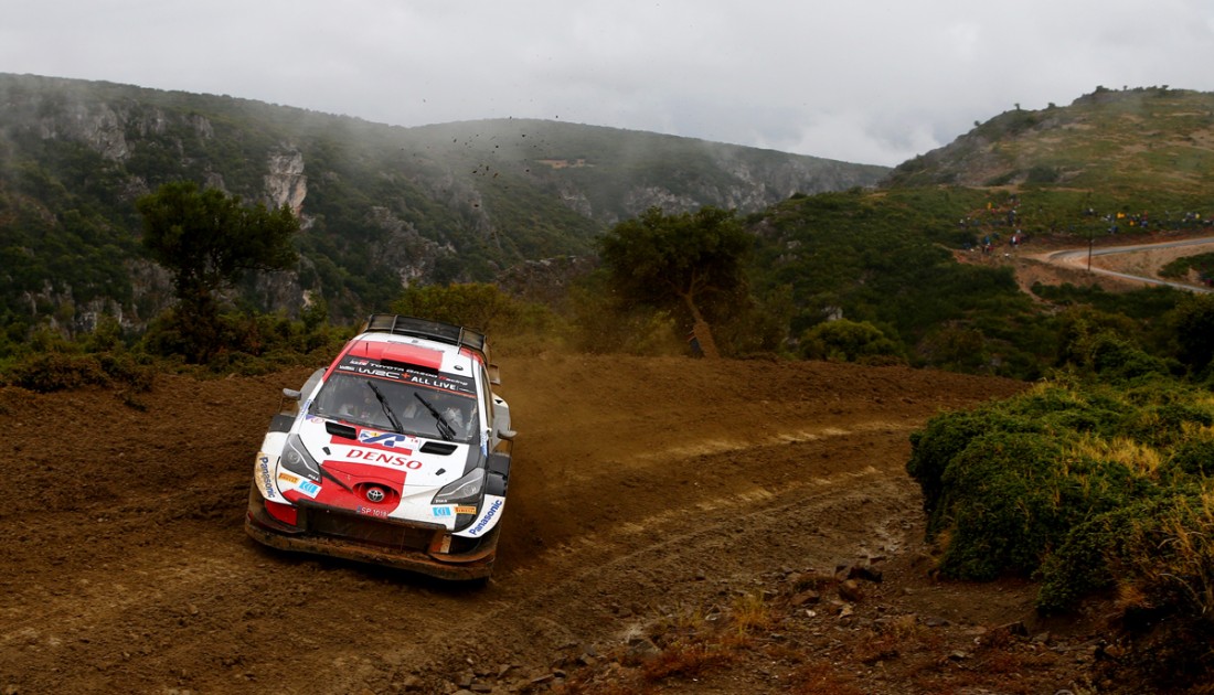 Ogier encabezó el "1-2-3" de Toyota en el inicio del Rally de Grecia