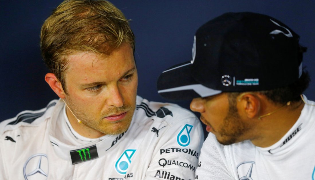 Rosberg giró sobre un Fórmula E