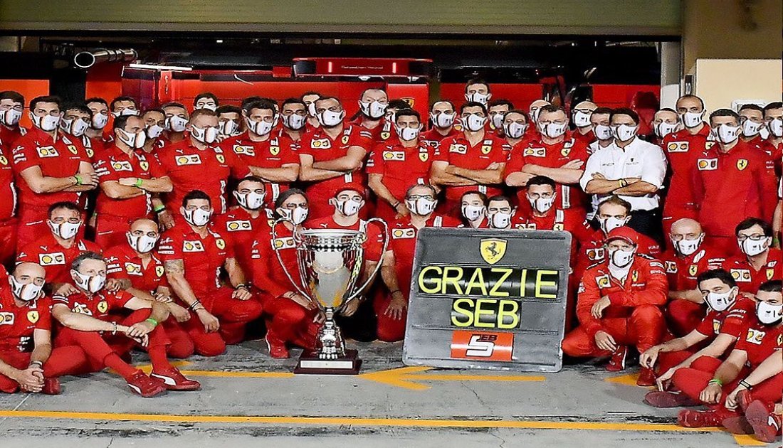 El gesto de Vettel que sorprendió a todo Ferrari en Abu Dhabi