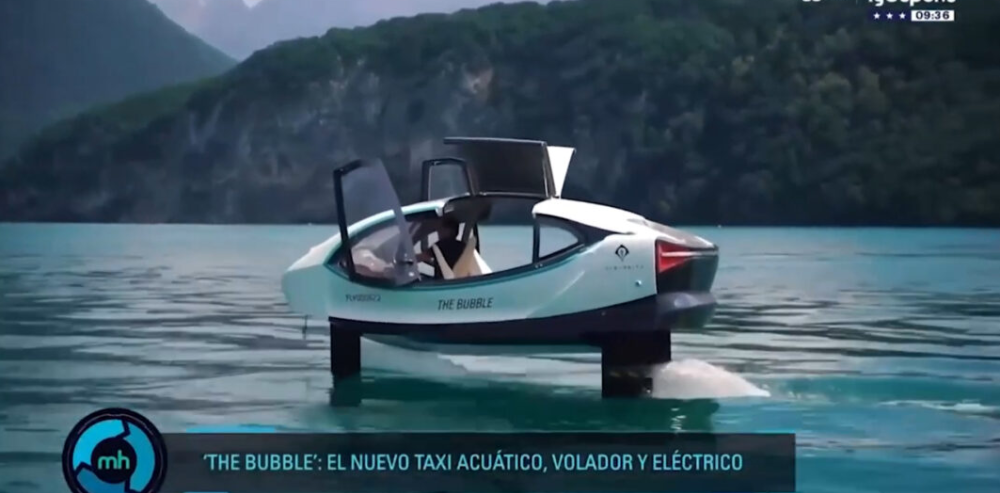 ‘The Bubble’: el disruptivo taxi volador acuático