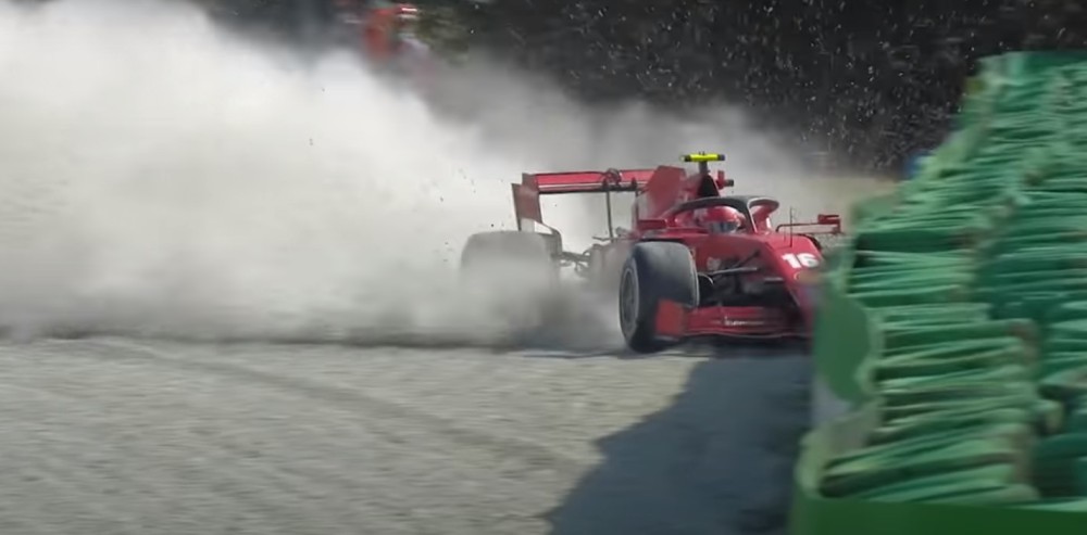 ¿qué Dijo Leclerc Tras El Fuerte Accidente En Monza Carburandoemk 0910