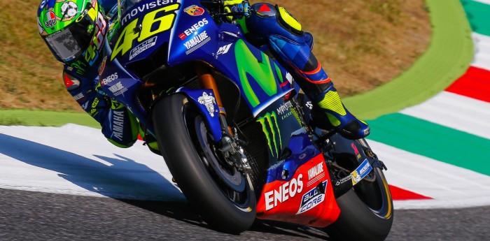 Apareció Valentino Rossi